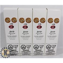 LOT OF 4 BEING BY SANCTUARY SPA SALTED CARAMEL