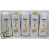 Image 1 : BAG OF 5 BOTTLES DOVE SHAMPOO & CONDITIONER