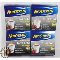 4 BOXES NEOCITRIN NON DROWSY