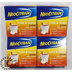 4 BOXES NEOCITRIN COLD/SINUS - NIGHT