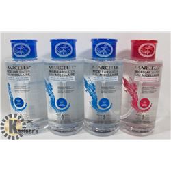 4 BOTTLE OF ASSORTED MARCELLE MAKEUP REMOVER