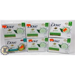 BAG OF ASSORTED DOVE BEAUTY BARS SOAP