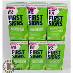 6 BOXES COLD FX FIRST SIGN