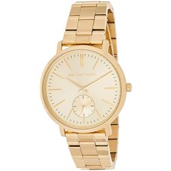NEW MICHAEL KORS JARYN GOLD COLOR WATCH MSRP $331
