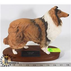 COLLIE BY BESWICK ENGLISH DOG ORNAMENT 8.5"
