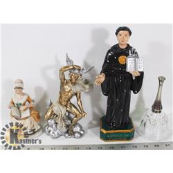 ASSORTMENT OF 4 ESTATE ORNAMENTS