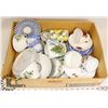 Image 1 : TRAY OF ASSORTED CUPS, SAUCERS & PLATES
