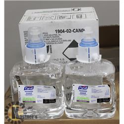 CASE WITH 2 1.2L BOTTLE OF PURELL HAND SANITIZER