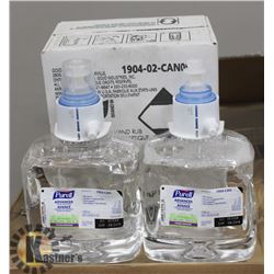 CASE WITH 2 1.2L BOTTLE OF PURELL HAND SANITIZER