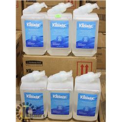 CASE WITH 6 1L BOTTLES OF KLEENEX FOAM HAND