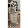 Image 1 : FULL LENGTH BRASS DRESSING MIRROR