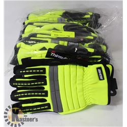 BUNDLE WITH 6 PAIRS OF SZ L WATSON HI-VIS WORK