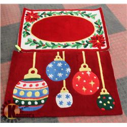 PAIR OF SEASONAL MATTS