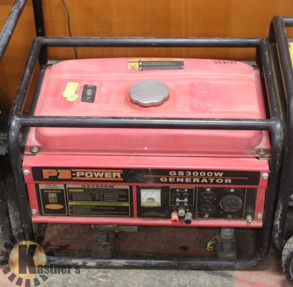 P3POWER GS3000W GENERATOR