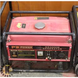 P3-POWER GS3000W GENERATOR