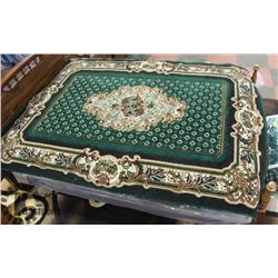 HUNTER GREEN 6FT X 9FT PERSIAN WEAVERS AREA RUG