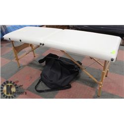HEALTHLINE PORTABLE MASSAGE TABLE WITH ACCESSORIES