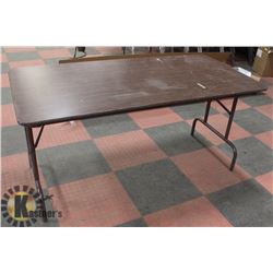 5FT FOLDING TABLE X 2-1/2 WIDE