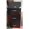 Image 1 : BLACK 3 DRAWER FILE CABINET WITH KEYS AND MANY