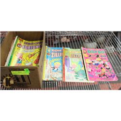 BOX OF ASSORTED RICHIE RICH COMICS