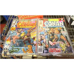 2 BUNDLES OF 10 CONAN BARBARION COMICS
