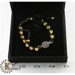 HARLEY DAVIDSON ADJUSTABLE BRACELET WITH GOLD