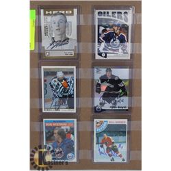LOT OF AUTOGRAPHED HOCKEY CARDS