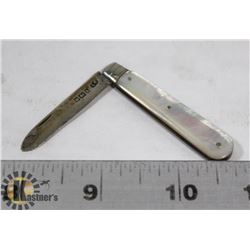 STERLING SILVER AND MOTHER OF PEARL POCKET KNIFE