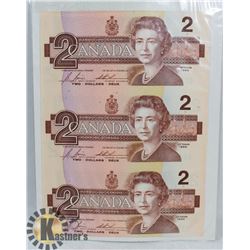 UNCIRCULATED UNCUT1986 $2 BILLS - COLLECTIBLES