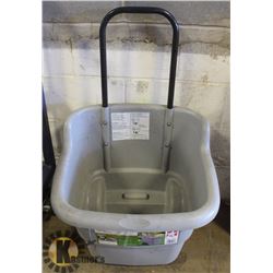 SUNCAST MULTI-PURPOSE WHEELED CART 15 GALLON