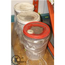 3 5 GAL PAILS OF CLEANER