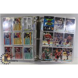 3" BINDER OF HOCKEY CARDS