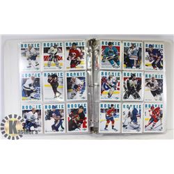 BINDER OF HOCKEY CARDS