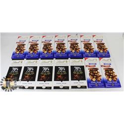 LOT OF 13 LINDT ASSORTED CHOCOLATE BARS