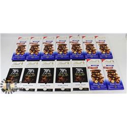 LOT OF 13 LINDT ASSORTED CHOCOLATE BARS