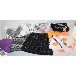 GIRLS CLOTHES LOT SIZE MED TO LRG: INCLUDES