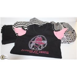 LADIES CLOTHES LOT SIZE SMALL: SPARKLE T-SHIRT,