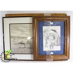 COLLECTION OF 3 ART PIECES