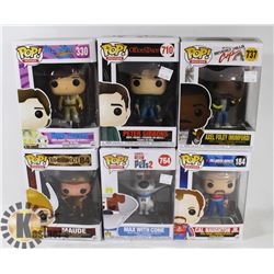 LOT OF 6 FUNKO POPS