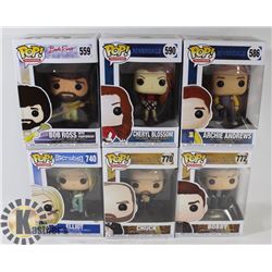 LOT OF 6 FUNKO POPS