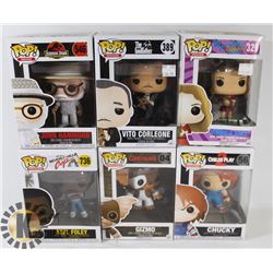 LOT OF 6 FUNKO POPS