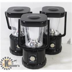 LOT OF 3 EDDIE BAUER 100 LUMEN LANTERNS WORKING