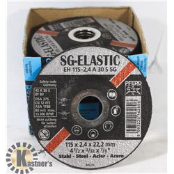 BOX OF 4" GRINDING DISCS