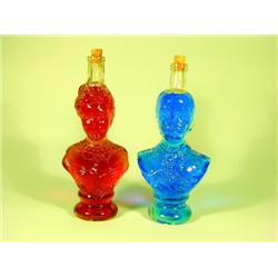 Figural Bottles, Man and Woman