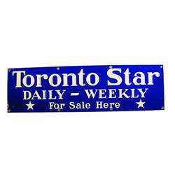 Toronto Star Newspaper Sign
