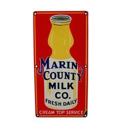 Marin County Milk Company Sign