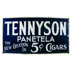 Tennyson Pantella Porcelain Sign