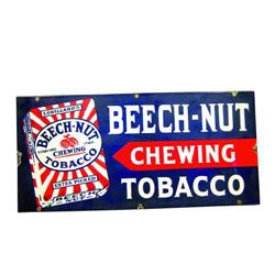 Beech Nut Tobacco Porcelain Sign
