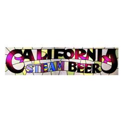 California Steam Beer Glass Sign