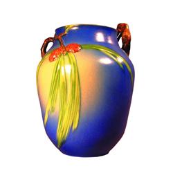 Roseville Pine Cone Pattern Large Vase